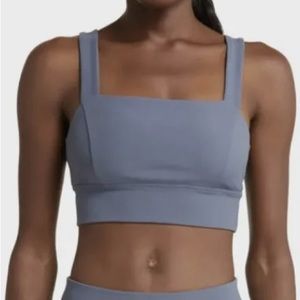 ZELLA LUXE LONGLINE SPORTS BRA GRAY GRISAILLE - M